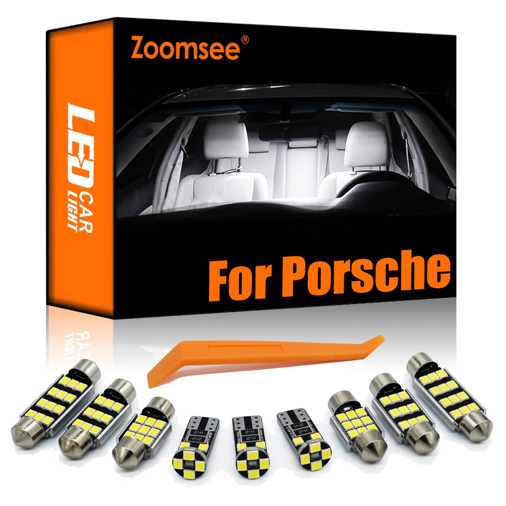 AutoGlowLED Interior LED Light Kit for Porsche Panamera Cayenne 911 Boxster Macan Cayman Canbus