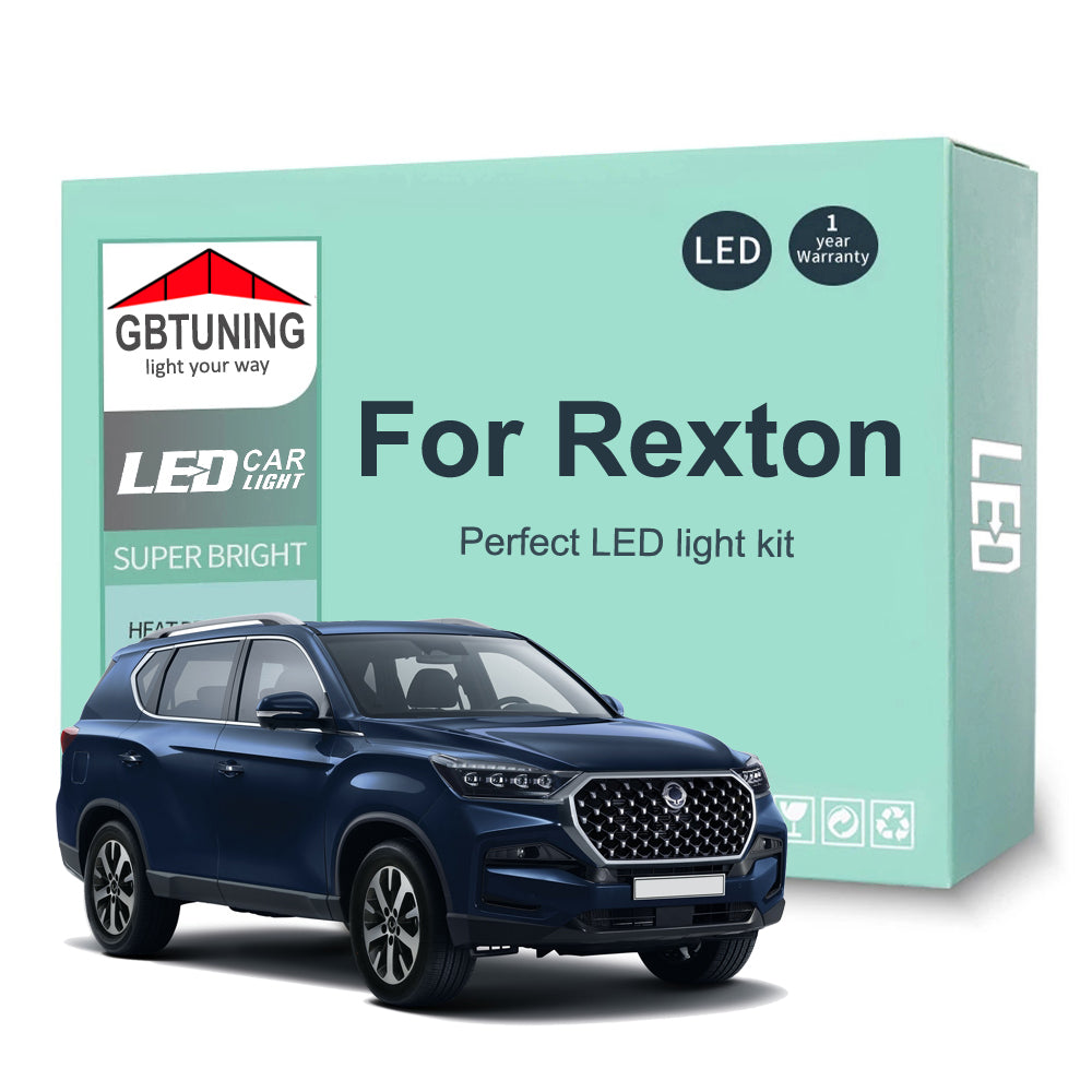 AutoGlowLED Canbus Interior LED Light Kit for Ssangyong Rexton 2001-2021