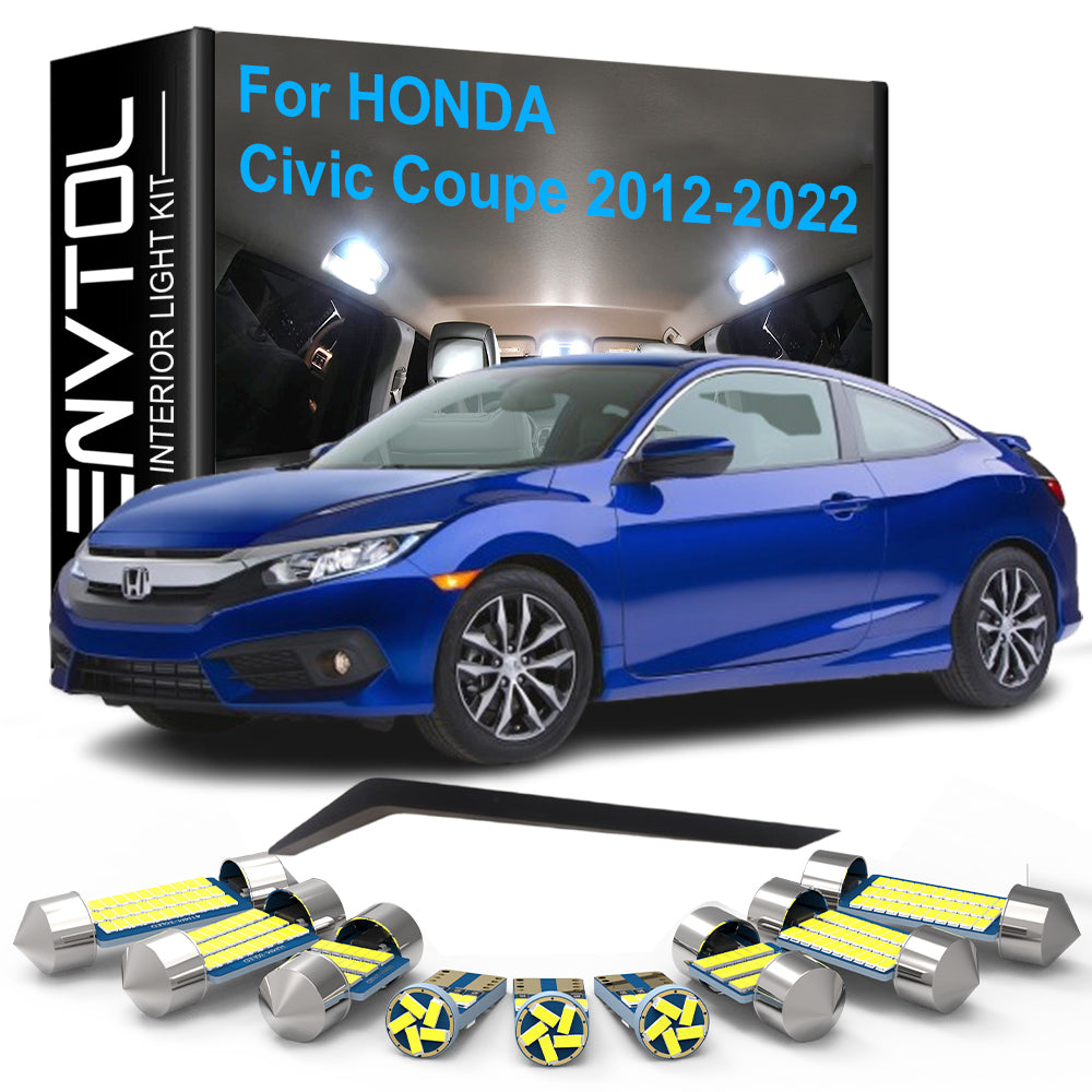 AutoGlowLED LED Interior Lights Canbus for Honda Civic Coupe 2012-2022