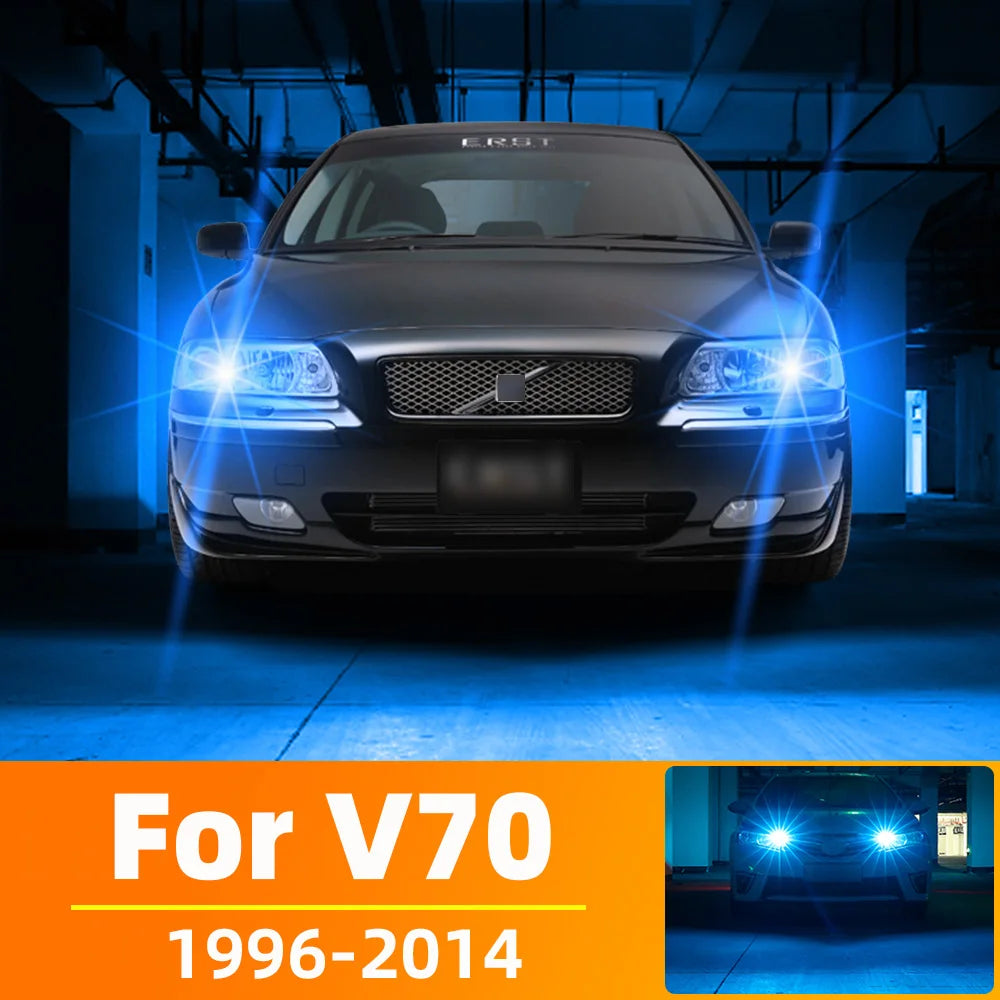 AutoGlowLED LED Parking Light Kit for Volvo V70 1996-2014, 2Pcs