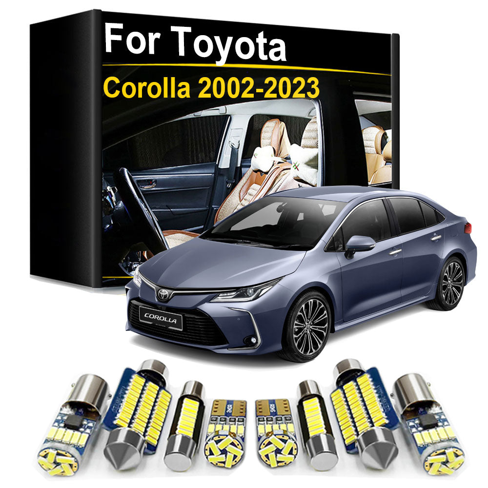 AutoGlowLED Interior LED Light Kit for Toyota Corolla 2002-2023 Canbus