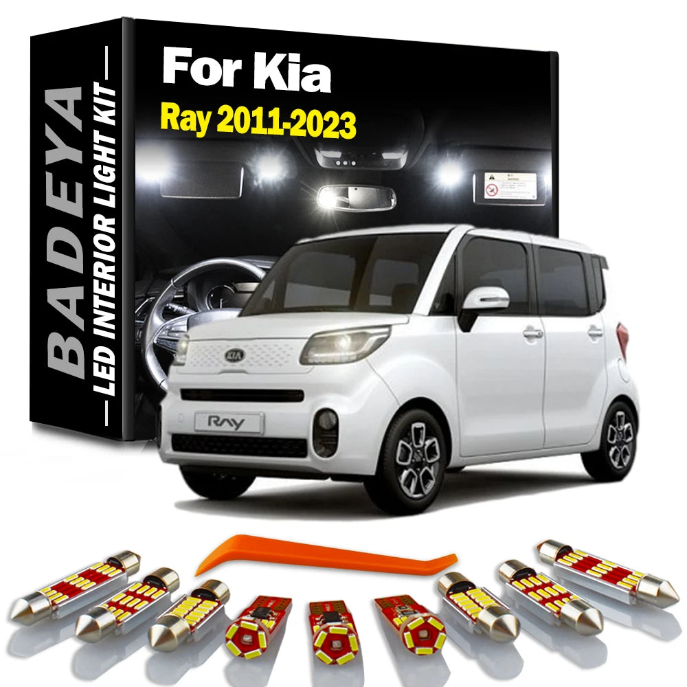 AutoGlowLED LED Interior Light Kit for Kia Ray 2011-2023
