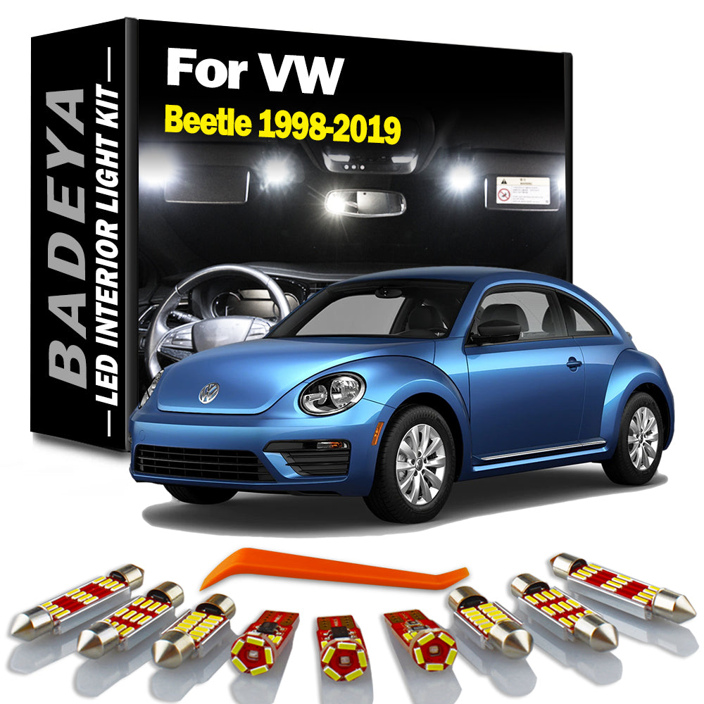 AutoGlowLED Canbus LED Interior Light Kit for VW Beetle 1998-2019