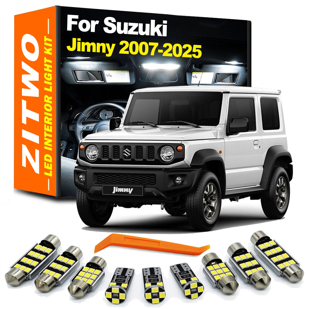 AutoGlowLED LED Interior Light Kit for Suzuki Jimny 2007-2025, 6PCS