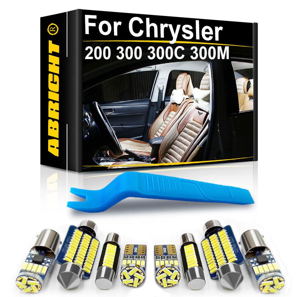 AutoGlowLED Canbus LED Interior Light Kit for Chrysler 200 300 300C 300M