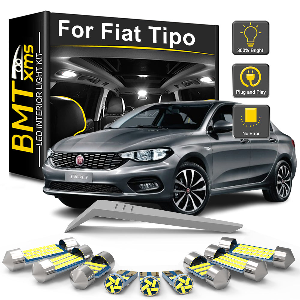 AutoGlowLED LED Interior Light Kit for Fiat TIPO 356 2015-2018