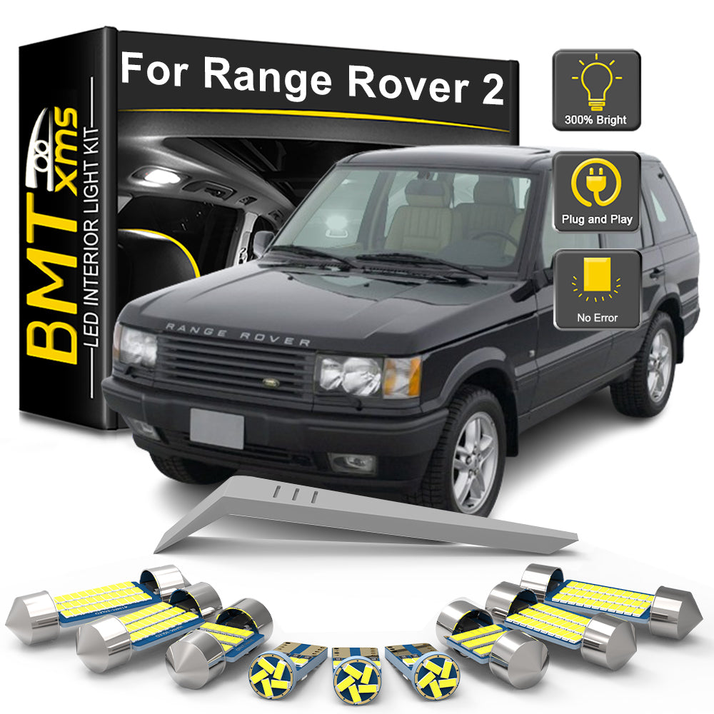 AutoGlowLED 22Pcs LED Interior Light Kit for Land Rover Range Rover II P38 1995-2001