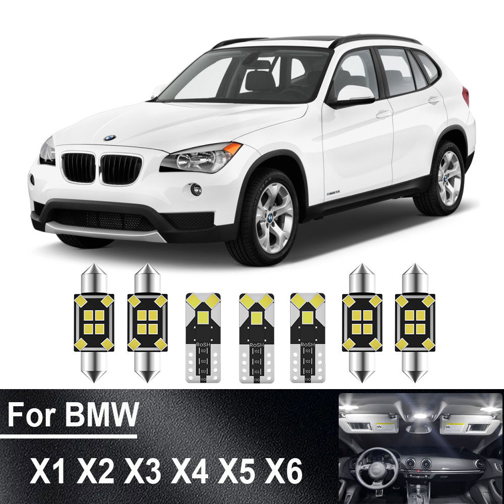 AutoGlowLED Car Interior LED Light Kit for BMW X1 X2 X3 X4 X5 X6 Canbus Error Free
