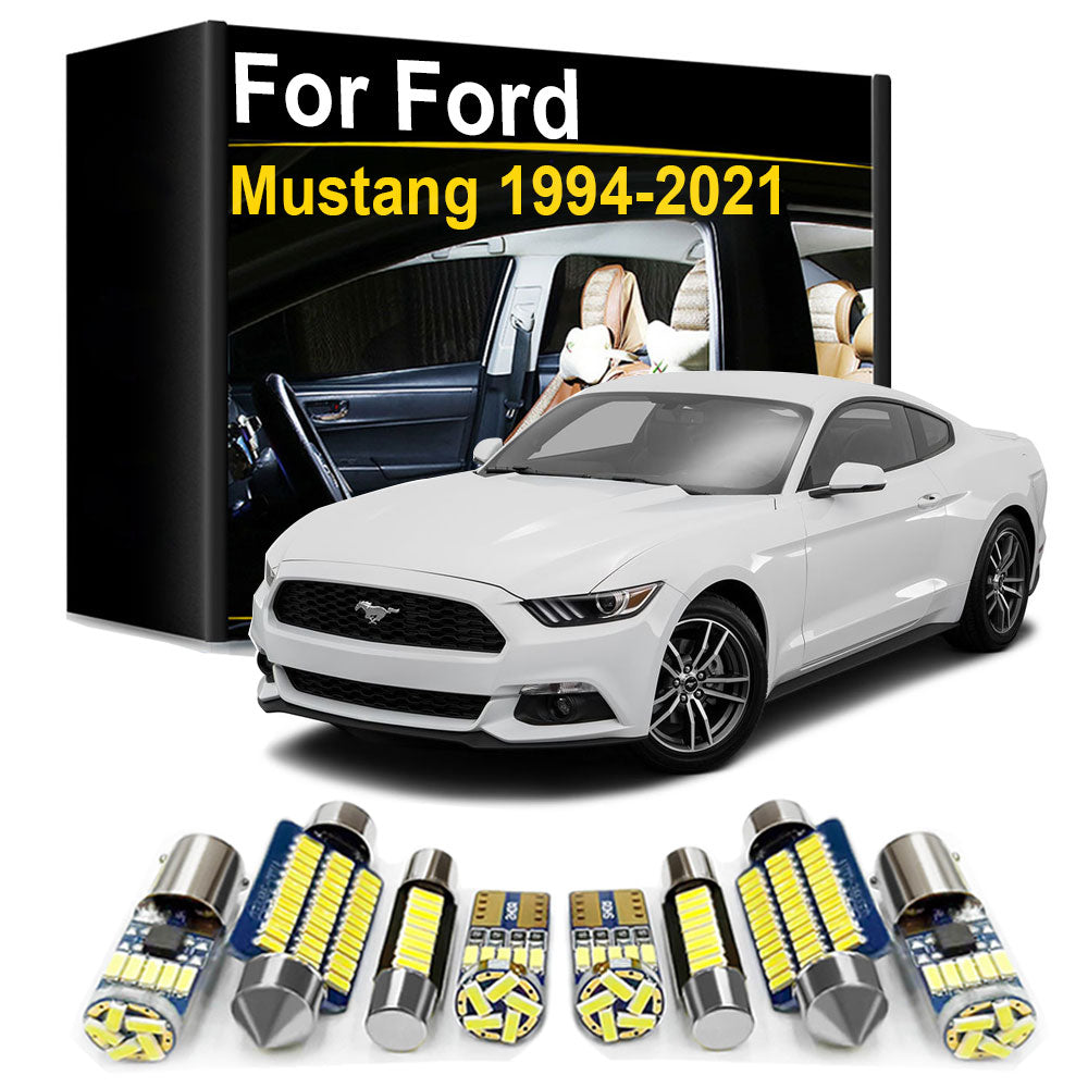AutoGlowLED Interior LED Light Kit Canbus for Ford Mustang 1994-2021