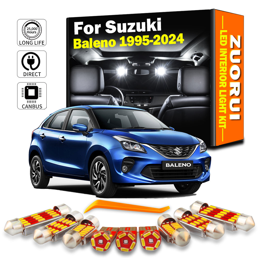 AutoGlowLED Canbus LED Interior Light Kit for Suzuki Baleno