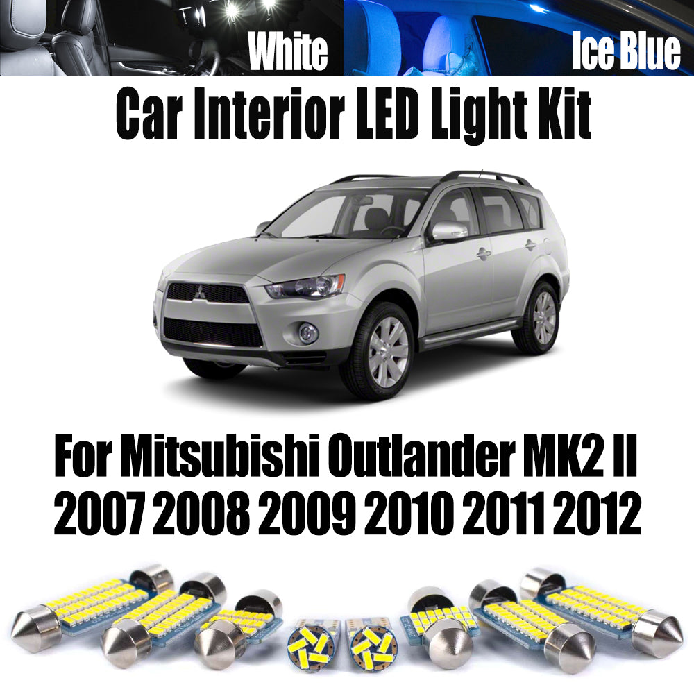 AutoGlowLED Canbus LED Interior Light Kit for Mitsubishi Outlander MK2 2007-2012
