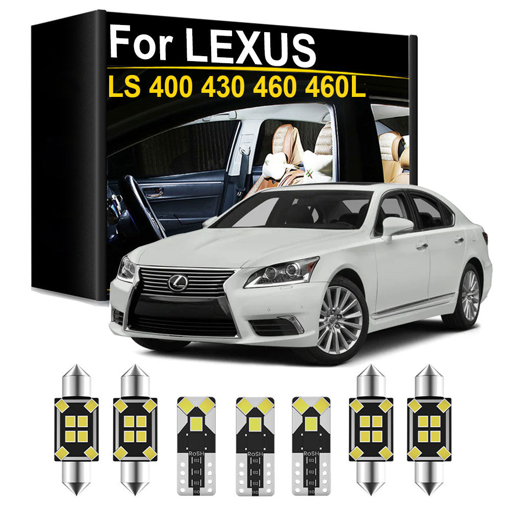 AutoGlowLED Interior LED Light Kit for LEXUS LS 1990-2017 Canbus Error Free