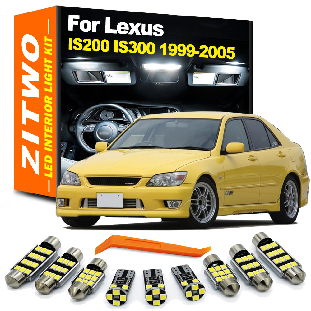 AutoGlowLED 14Pcs LED Interior Light Kit for Lexus IS IS200 IS300 1999-2005