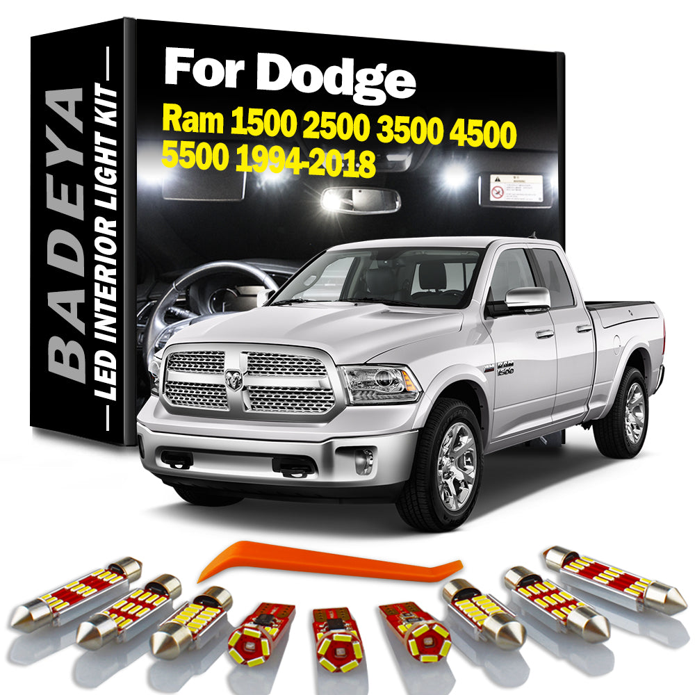 AutoGlowLED Canbus LED Interior Light Kit for Dodge Ram 1500-5500