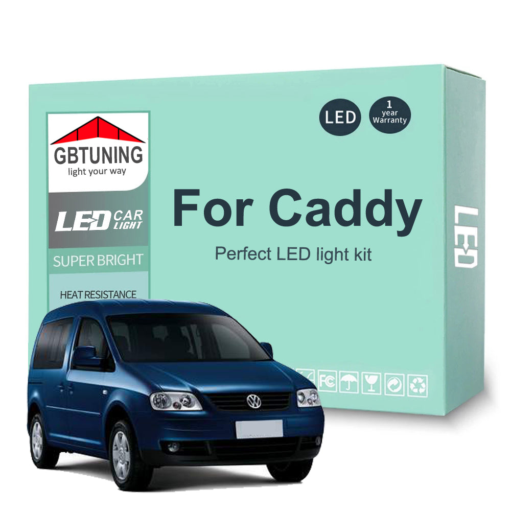 AutoGlowLED Canbus LED Interior Light Kit for VW Caddy II III IV