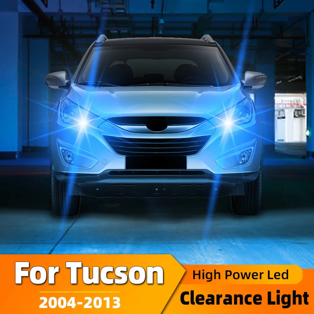 AutoGlowLED LED Side Parking Light for Hyundai Tucson 2004-2013, 2Pcs