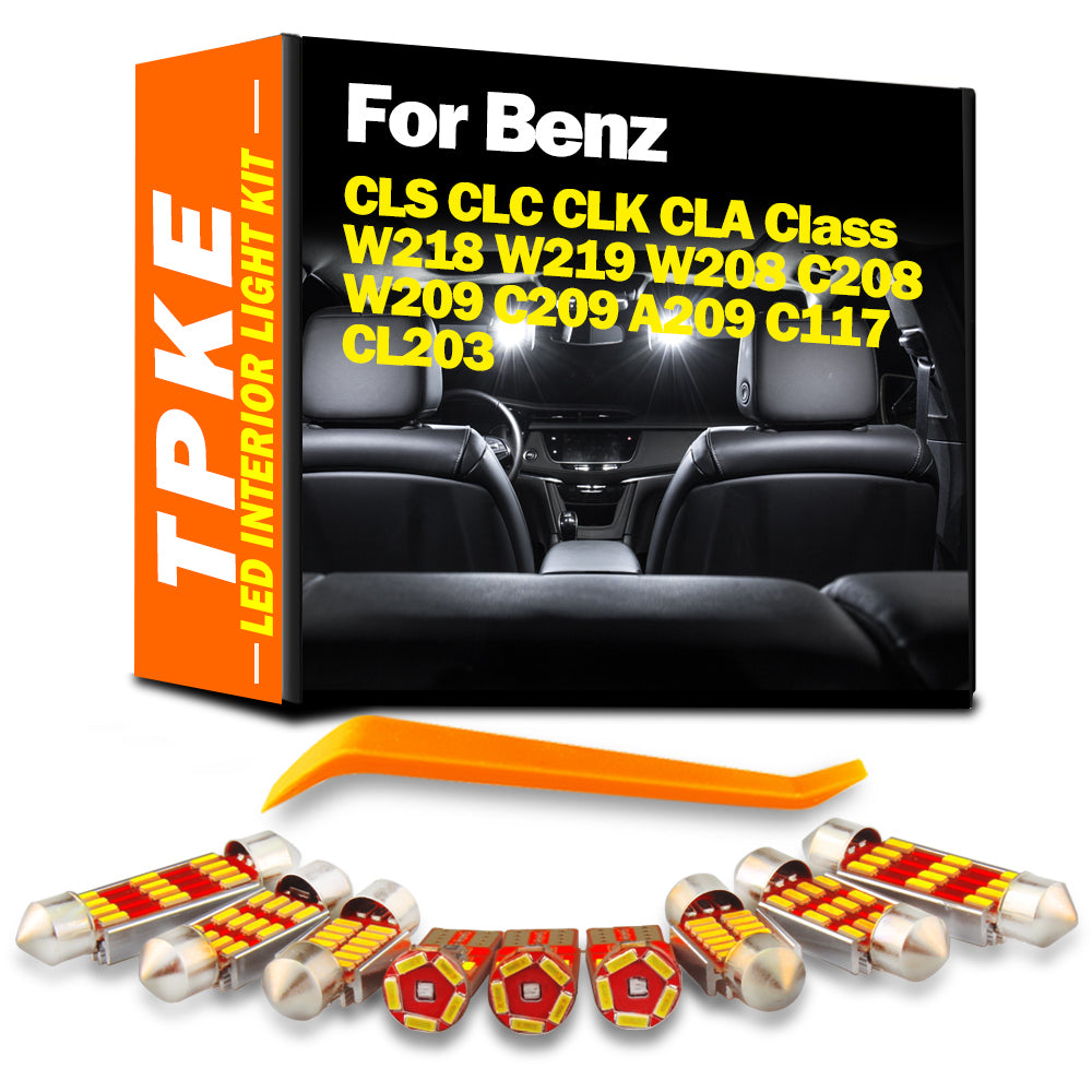 AutoGlowLED Interior LED Light Kit Canbus for Mercedes-Benz CLS CLC CLK CLA