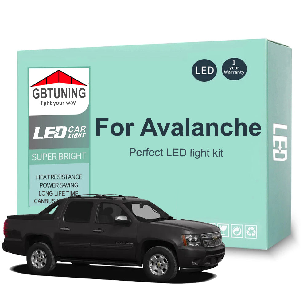 AutoGlowLED Interior LED Light Kit for Chevrolet Avalanche 2002-2013