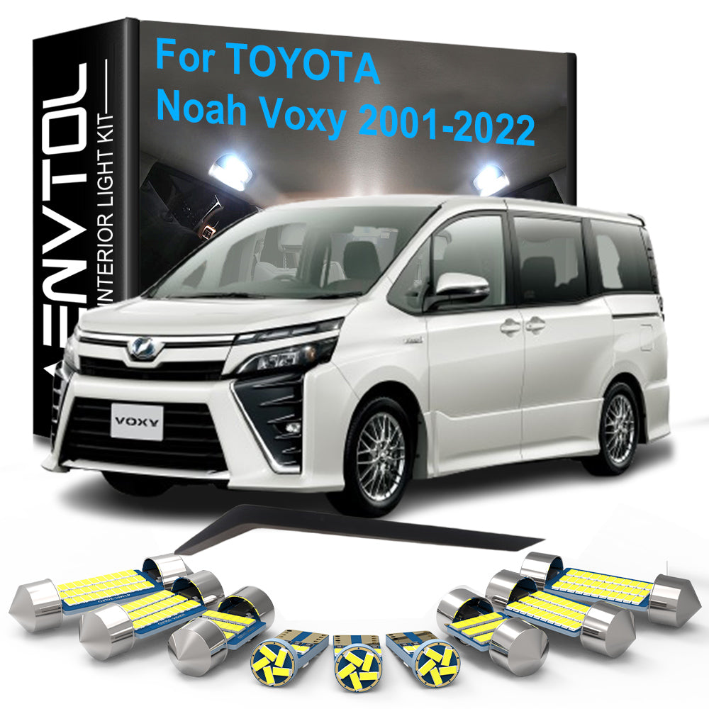 AutoGlowLED LED Interior Light Kit for Toyota Noah Voxy Canbus Error Free
