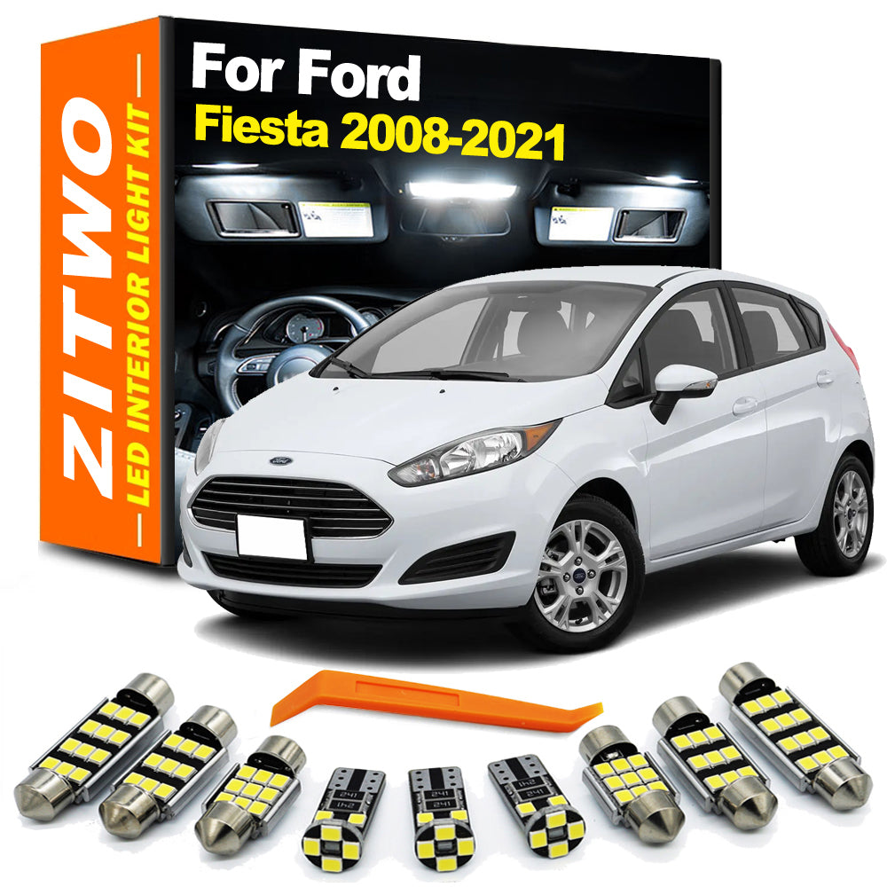 AutoGlowLED Error-Free LED Interior Light Kit for Ford Fiesta 2008-2021