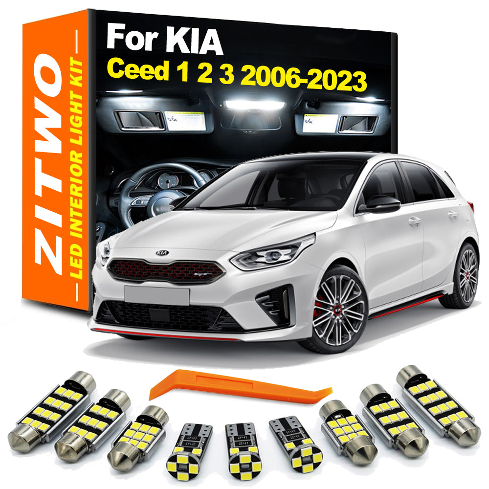 AutoGlowLED LED Interior Light Kit for Kia Ceed 2006-2023