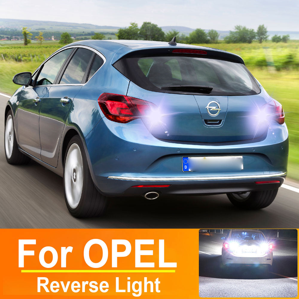AutoGlowLED LED Reverse Light Bulbs for Opel Astra J Corsa D Insignia A Mokka Canbus Error Free W16W T15 2pcs