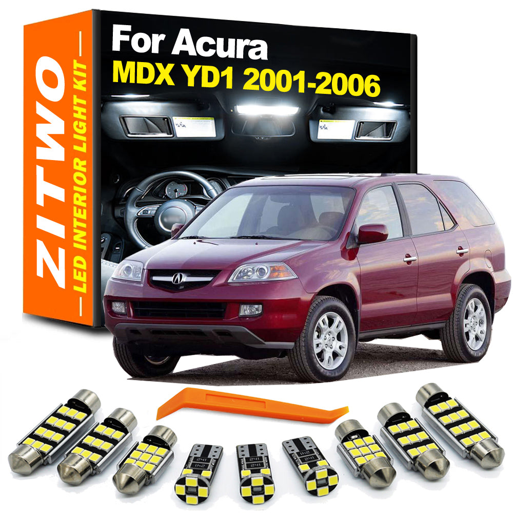AutoGlowLED 21 Pcs LED Interior Light Kit for Acura MDX YD1 2001-2006
