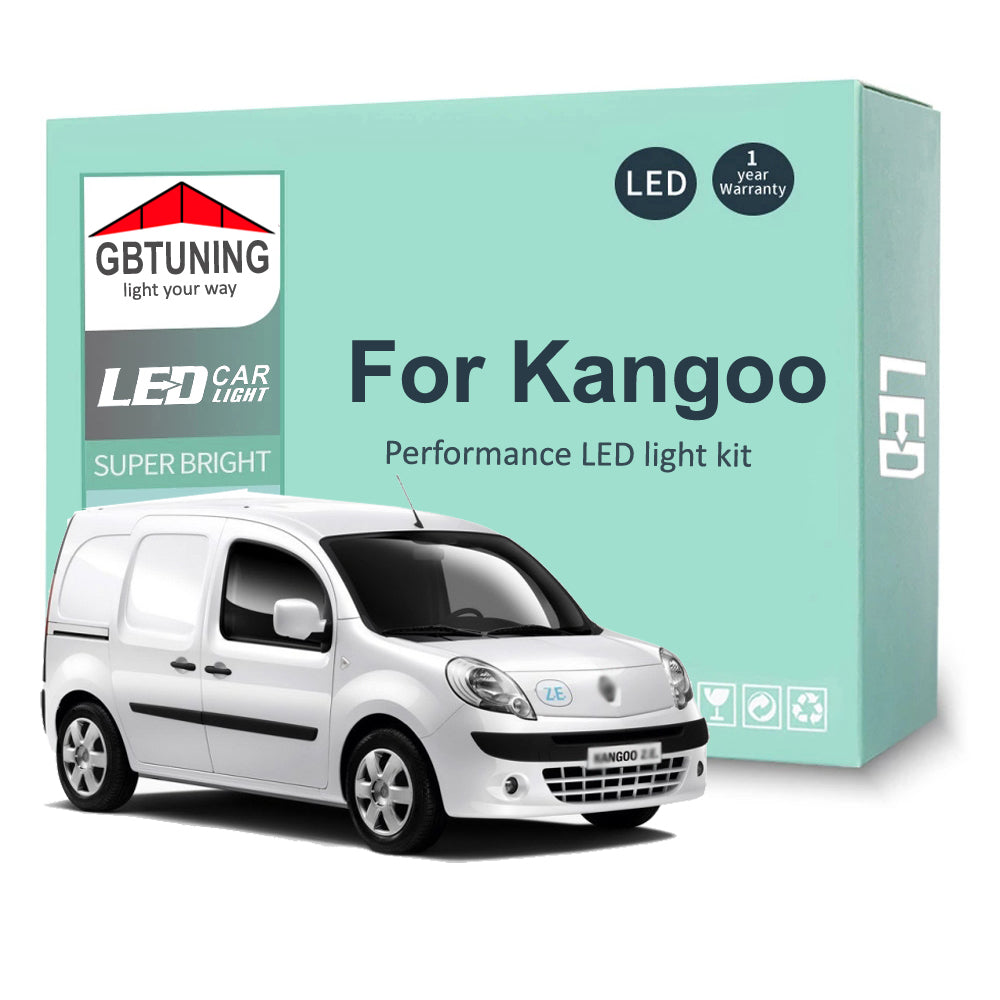 AutoGlowLED LED Interior Light Kit for Renault Kangoo 2008-2018 Canbus