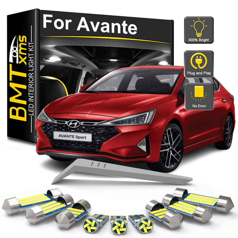 AutoGlowLED LED Interior Light Kit for Hyundai Avante 2001-2021