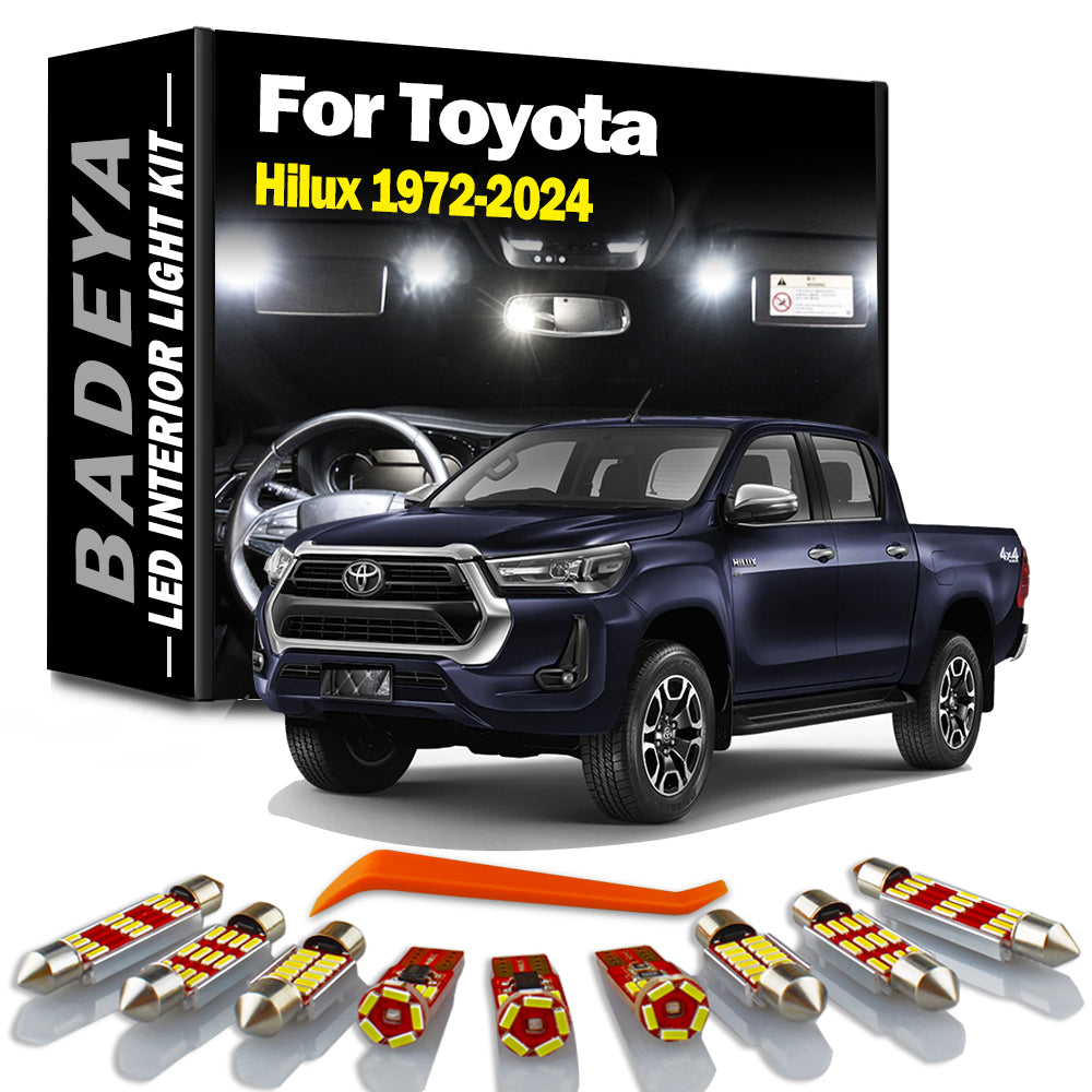 AutoGlowLED LED Interior Light Kit for Toyota Hilux MK5-MK8 1972-2024