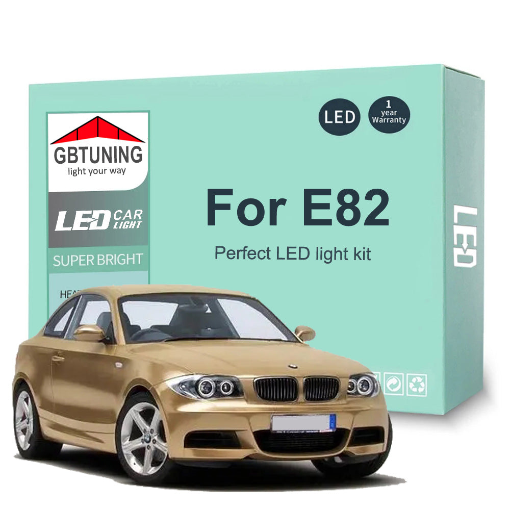 AutoGlowLED 17Pcs Canbus LED Interior Light Kit for BMW 1 Series E82 2007-2013