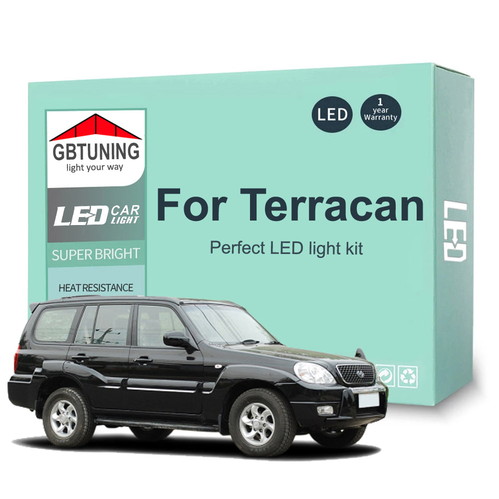 AutoGlowLED Interior LED Light Kit for Hyundai Terracan 2001-2008 Canbus