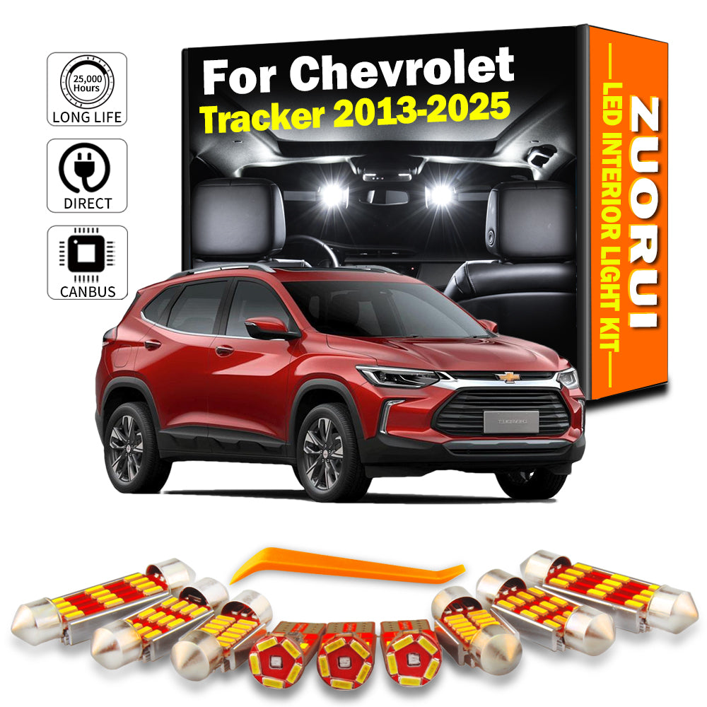 AutoGlowLED Interior LED Light Kit for Chevrolet Tracker 2013-2025 Canbus