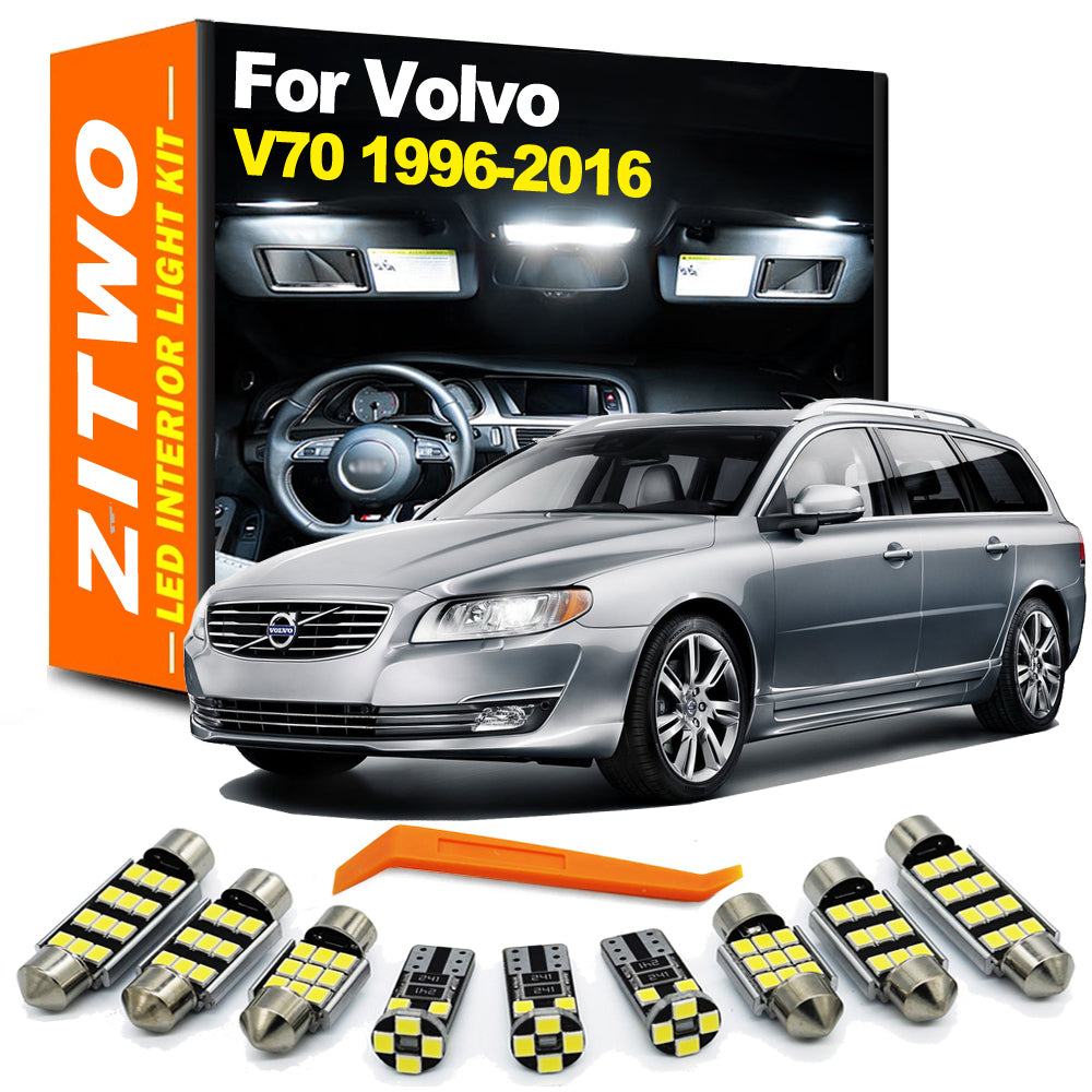 AutoGlowLED Full LED Interior Light Kit for Volvo V70 MK1 MK2 MK3 1996-2016