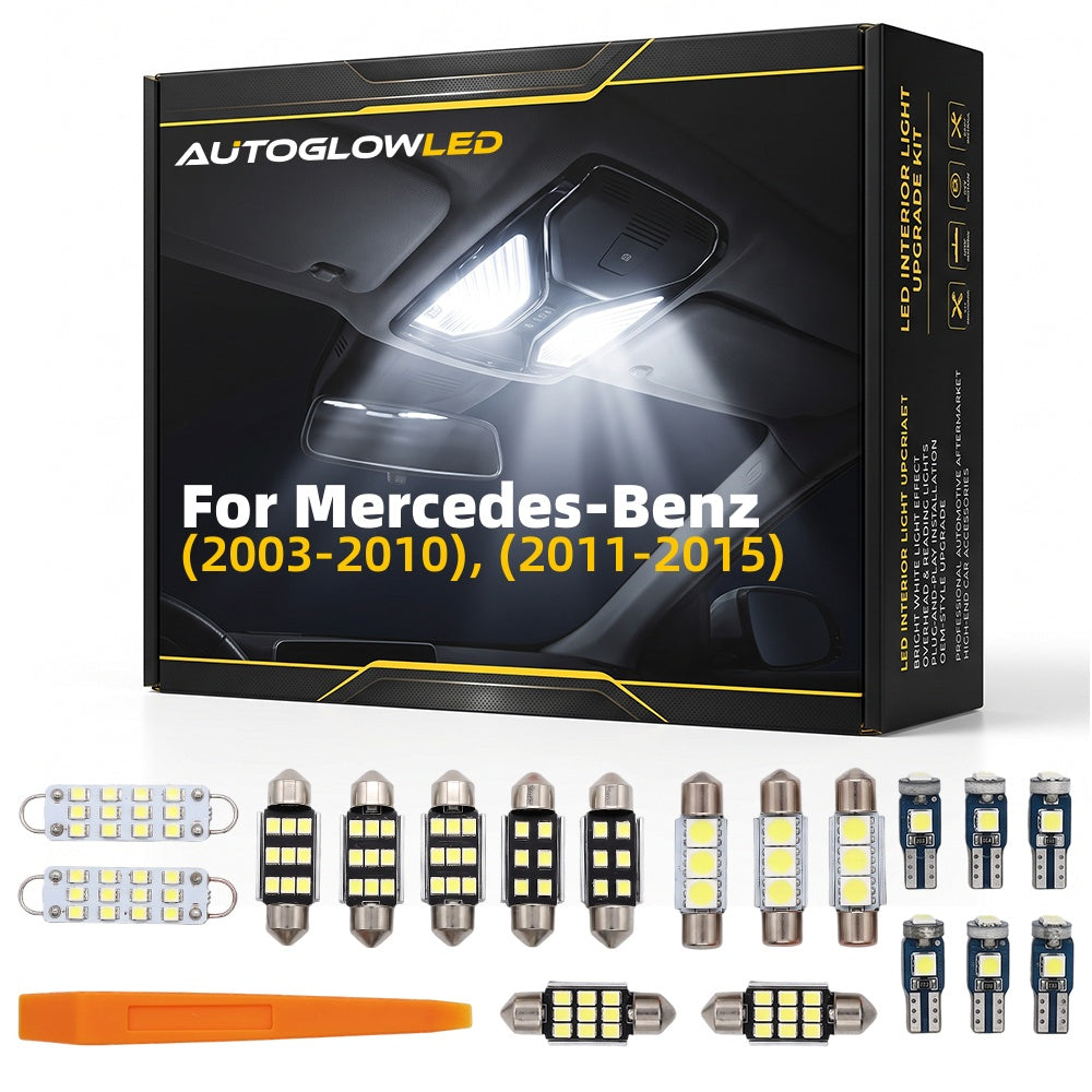 Mercedes-Benz LED Interior Light Kit Canbus Error Free Plug and Play for Viano W639 2003-2015 | AutoGlowLED