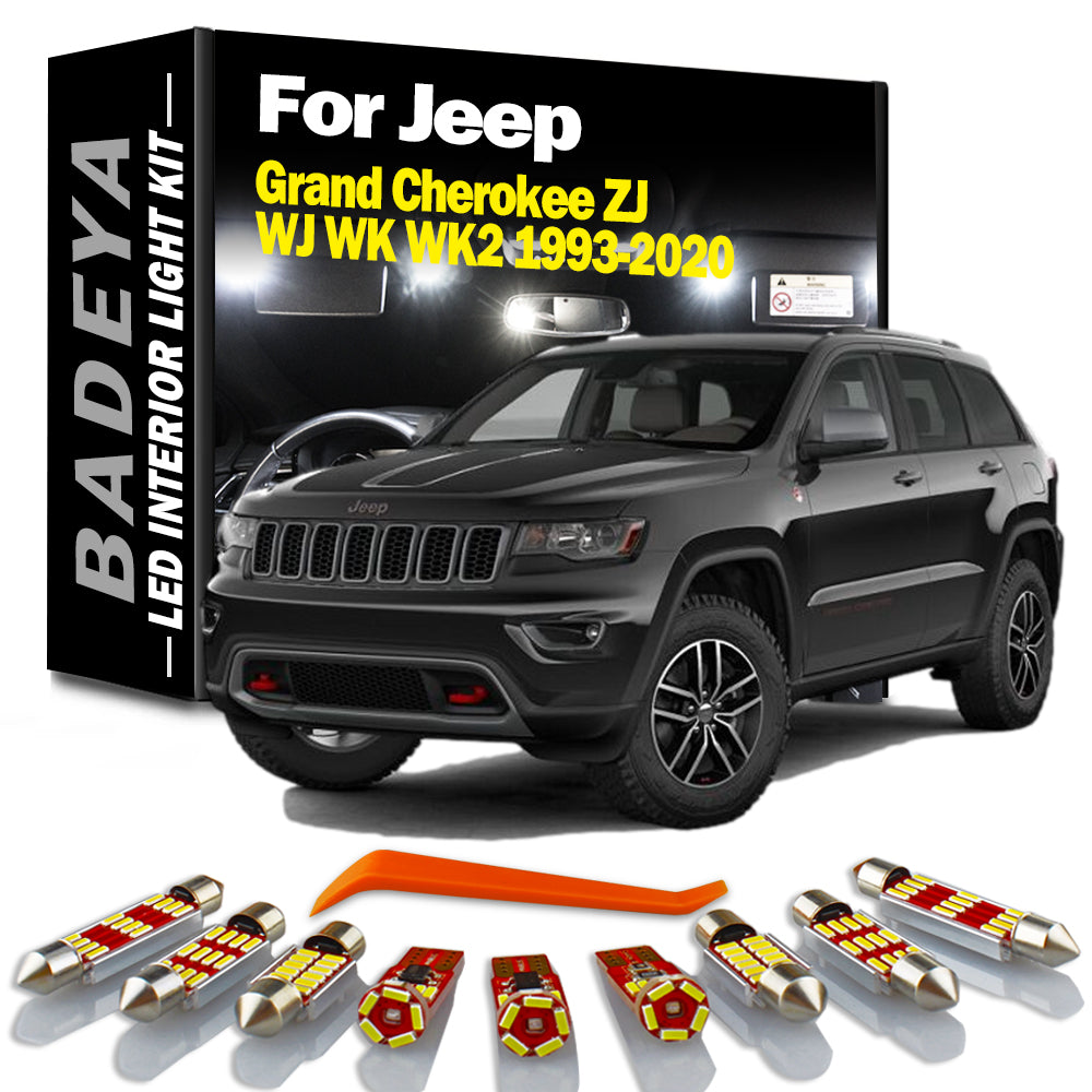 AutoGlowLED LED Interior Light Kit for Jeep Grand Cherokee ZJ WJ WK WK2 1993-2020