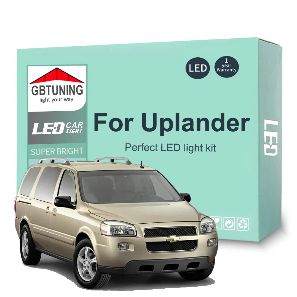 AutoGlowLED 14Pcs LED Interior Light Kit for Chevrolet Uplander 2005-2009 Canbus