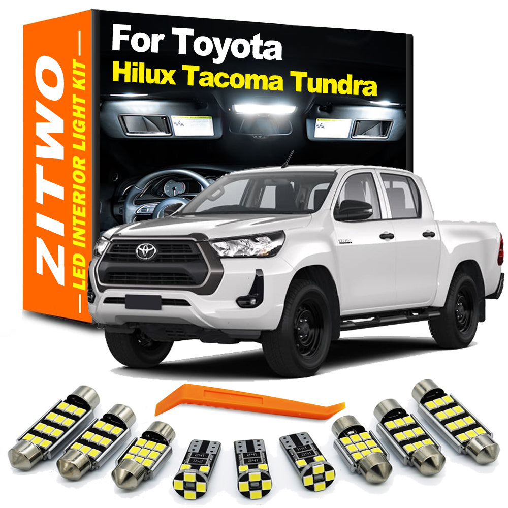 AutoGlowLED LED Interior Light Kit for Toyota Hilux Tacoma Tundra 1972-2023