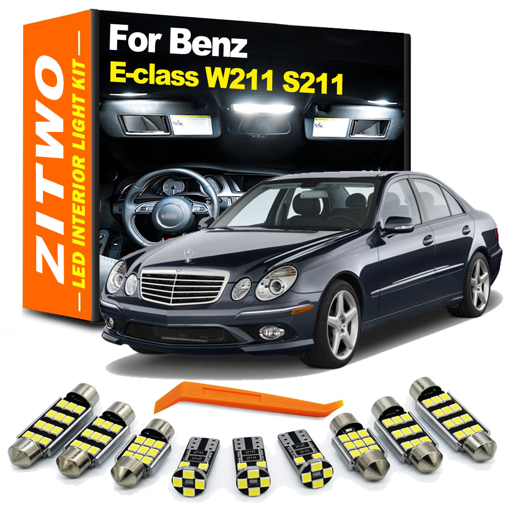AutoGlowLED Interior LED Light Kit for Mercedes Benz E Class W211 S211 2002-2008