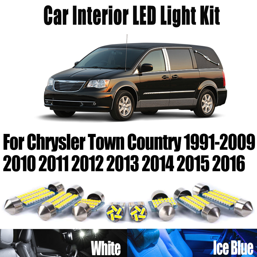 AutoGlowLED Canbus LED Interior Light Kit for Chrysler Town & Country