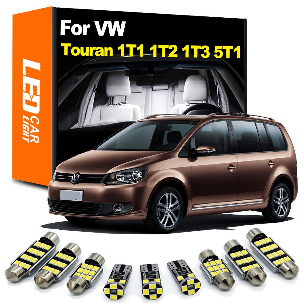 AutoGlowLED Interior LED Light Kit for VW Touran 2003-2020 Canbus