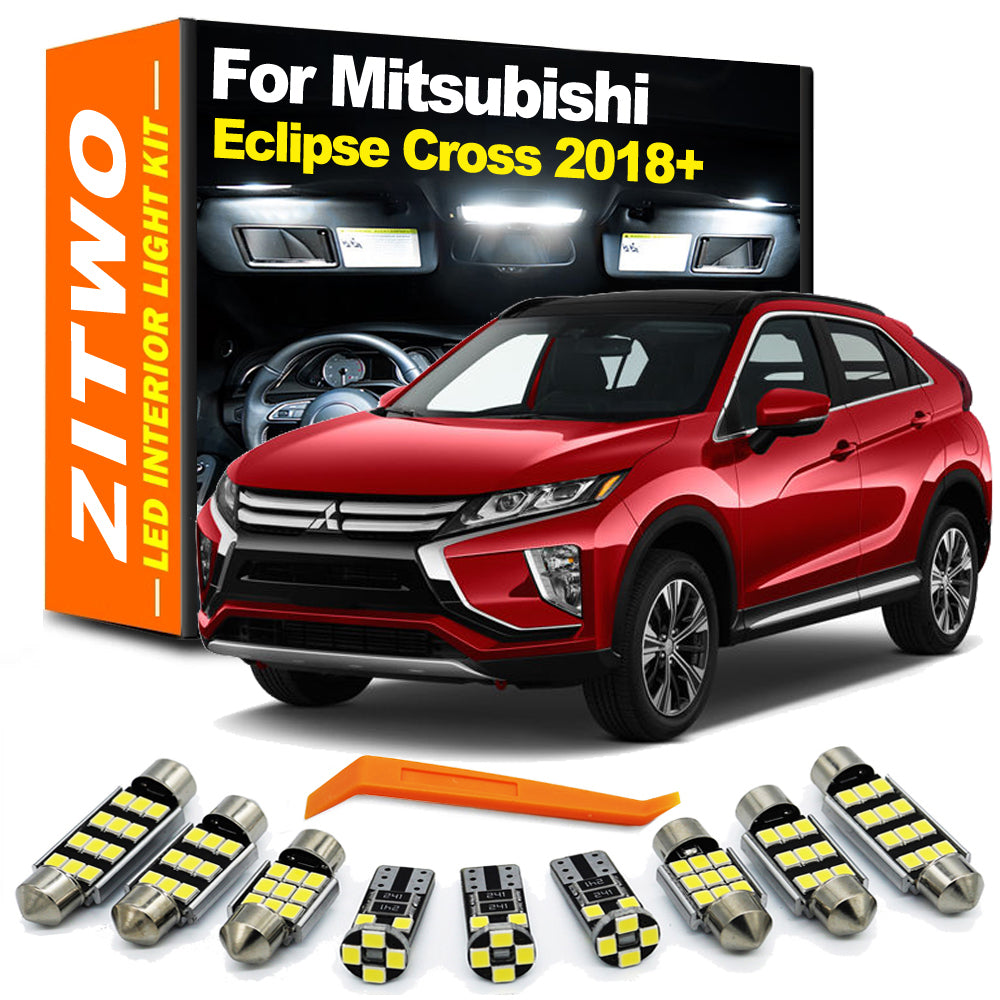 AutoGlowLED 11-Piece LED Interior Light Kit for Mitsubishi Eclipse Cross 2018-2023