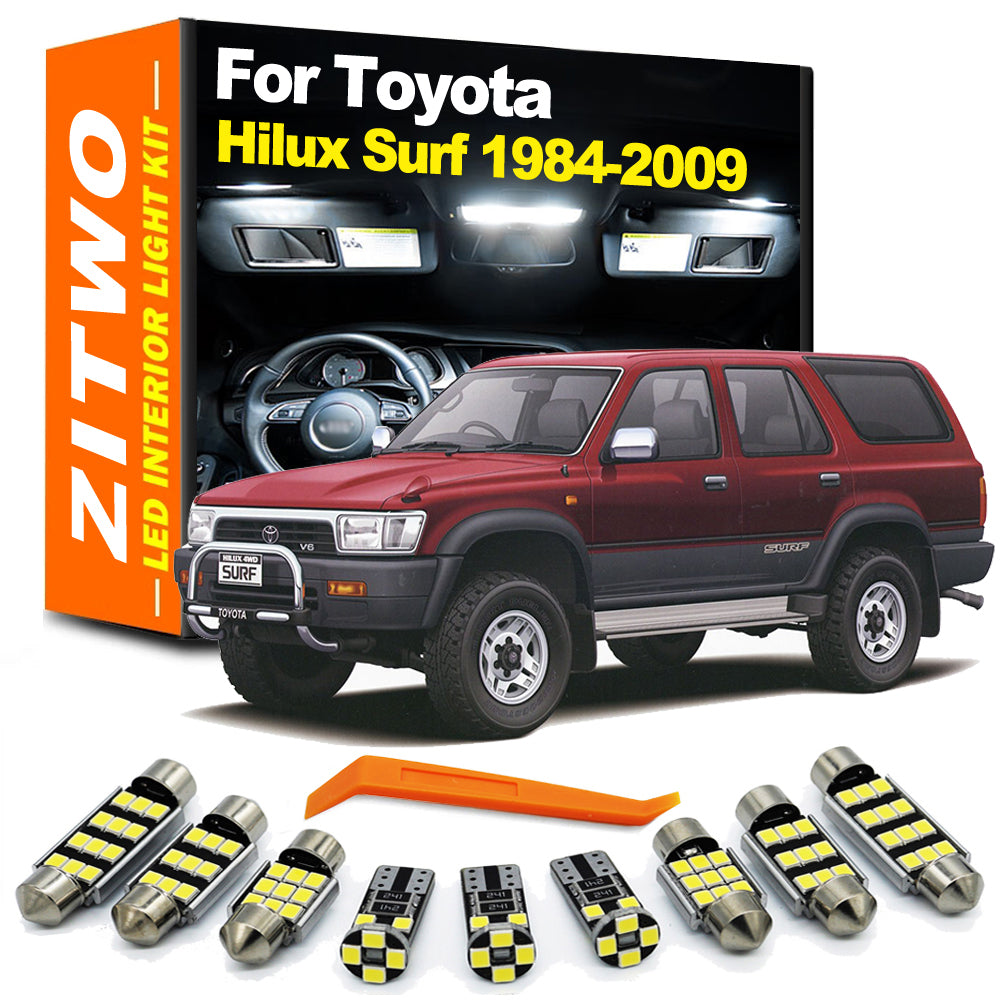 AutoGlowLED LED Interior Light Kit for Toyota Hilux Surf 1984-2009