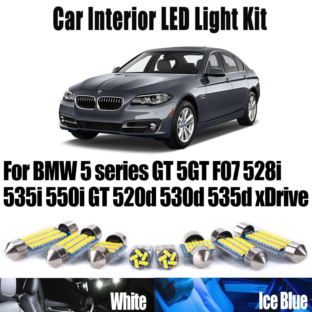 AutoGlowLED 26Pc LED Interior Light Kit for BMW 5 Series GT F07