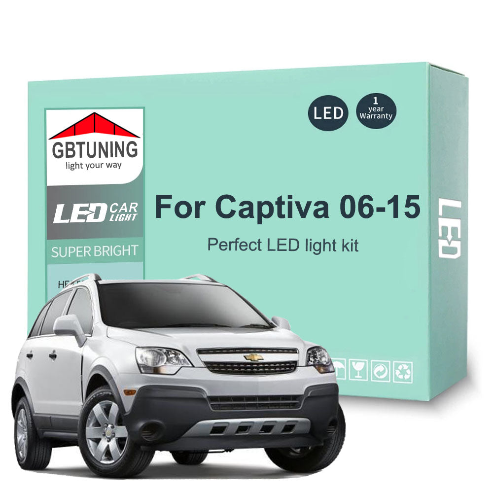 AutoGlowLED Canbus LED Interior Light Kit for Chevrolet Captiva 2006-2015