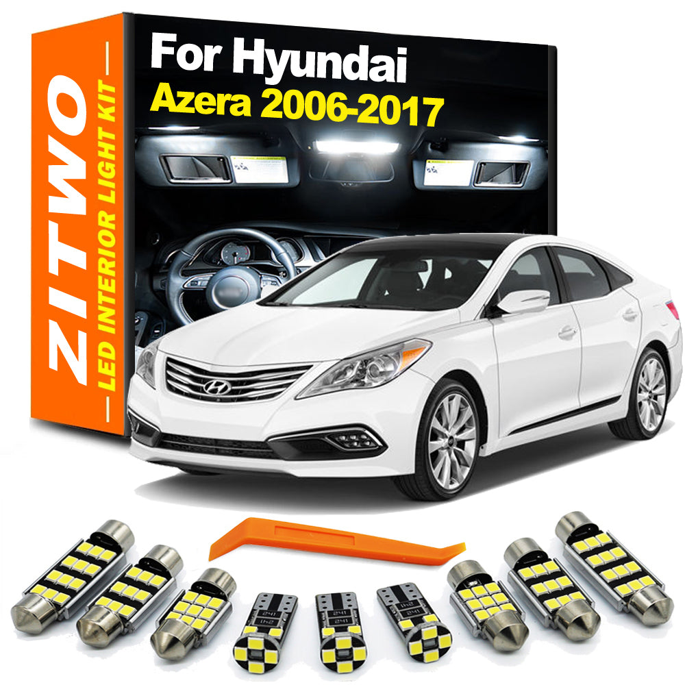AutoGlowLED LED Interior Light Kit for Hyundai Azera 2006-2017 Trunk Lamp Canbus