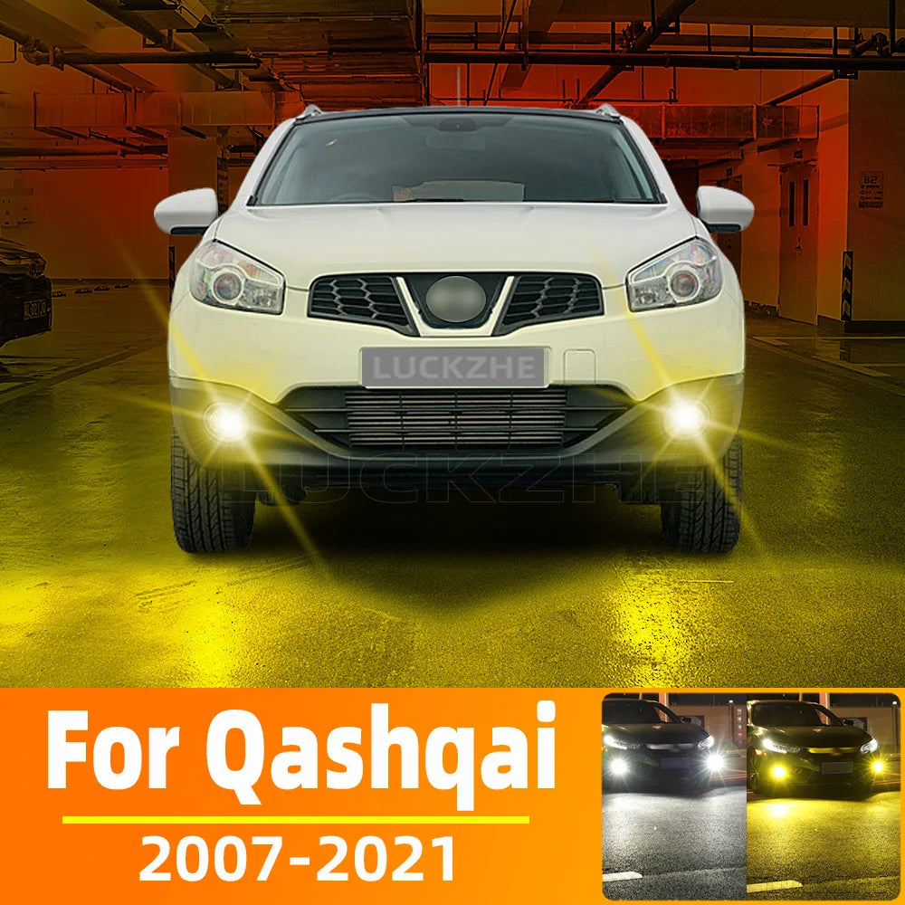 AutoGlowLED Car LED Fog Lamp for Nissan Qashqai J10 J11 2007-2021