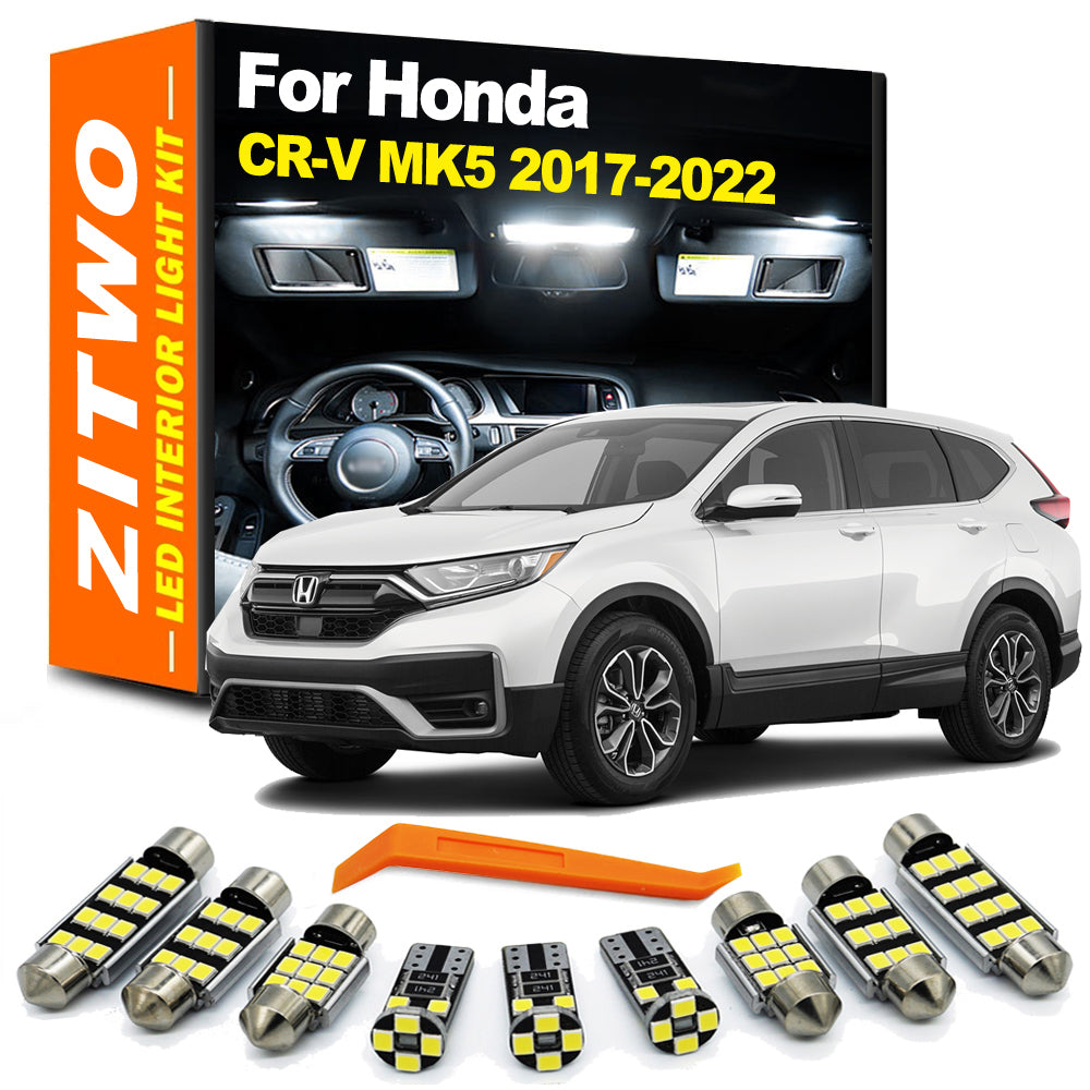 AutoGlowLED 13Pcs LED Interior Light Kit for Honda CR-V 2017-2022