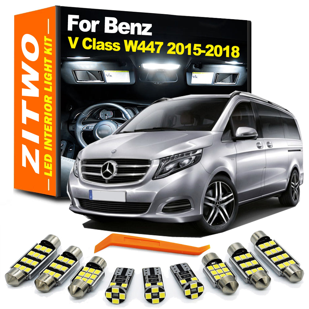 AutoGlowLED LED Interior Light Kit for Mercedes V-Class W447 2015-2018