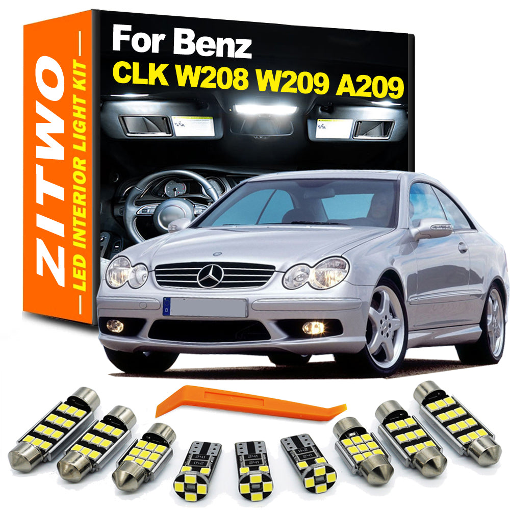 AutoGlowLED LED Interior Light Kit for Mercedes CLK W209 W208 1998-2010
